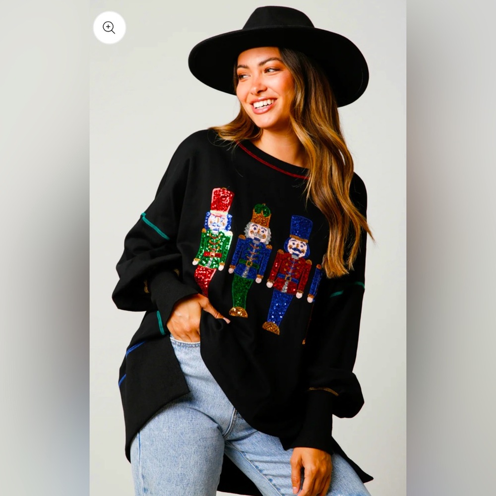 Nutcracker Oversized Top - image 1